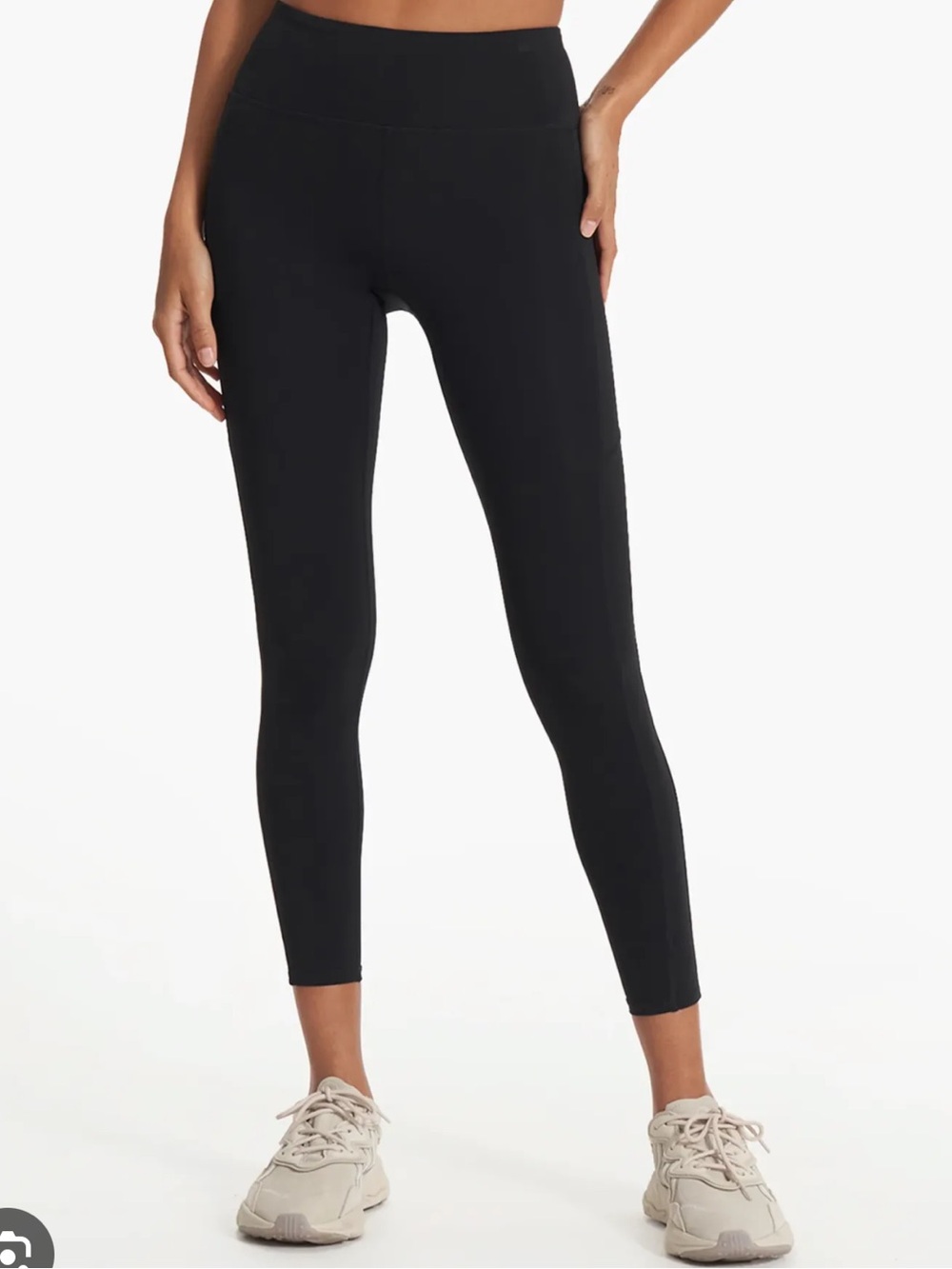 Vuori Women Stride Leggings Pockets Black Compression Sz M